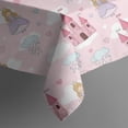 thumbnail image 5 of Princess Castle Cloud Pattern Square Tablecloth,Waterproof Square Table Cover,Wipeable Spillproof Washable Table Cover for Home Kitchen Party Decor 42"X42"(107x107cm), 5 of 6