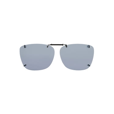 Foster Grant® Solar Shield® Clip Ons Rectangle Unisex Sunglasses
