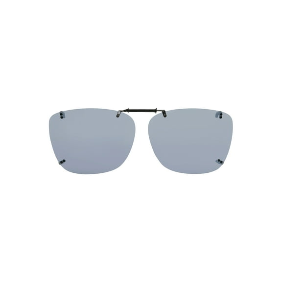 Foster Grant® Solar Shield® Clip Ons Rectangle Unisex Sunglasses