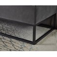 thumbnail image 5 of GZXS Storage Bench, Velvet Upholstered End-of-Bed Bench with Metal Base for Bedroom, Living Room, Entryway, 58.6 Inches, Gray, 5 of 9