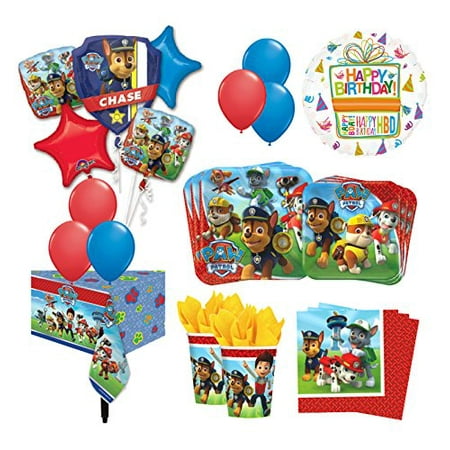 The Ultimate 16 Guest 94pc Paw  Patrol  Birthday  Party  