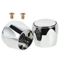 thumbnail image 4 of 1 juego de perillas de repuesto para agua fría y caliente para grifo de ducha y bañera, kit de reemplazo con vástago cuadrado, ideal para accesorios de baño y cocina., 4 of 5