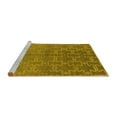 thumbnail image 2 of Ahgly Company Machine Washable Indoor Rectangle Oriental Yellow Industrial Area Rugs, 5' x 8', 2 of 4