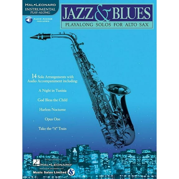Jazz & Blues - Play-Along Solos for Alto Sax (Book/Online Audio), (Paperback)