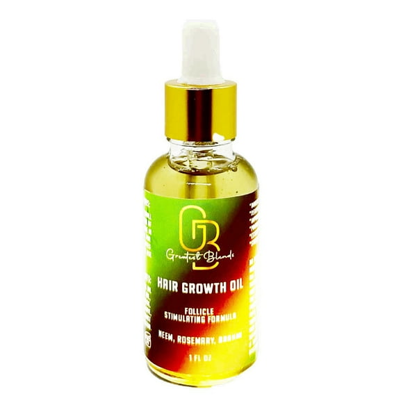 Greatest Blends Hair Growth Oil, Hair Oil for All Hair Types, Natural Ingredients, Nourishes the Scalp, Promotes Hair Growth