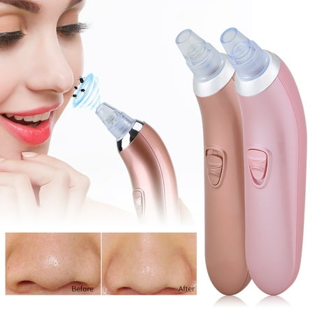 WALFRONT Handheld Facial Skin Care Beauty Equipment, Portable Electric Vacuum Suction Face Pore Cleaner Blackhead Acne Oil Cleansing