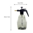 thumbnail image 3 of Fine Mist Spray Bottle Plastic Gray 1.5L, Hand Held Pressure Plant Mister with Top Pump, Empty Water Sprayer Watering Can with Adjustable Nozzle for Indoor and Outdoor Gardening and Home Cleaning, 3 of 3