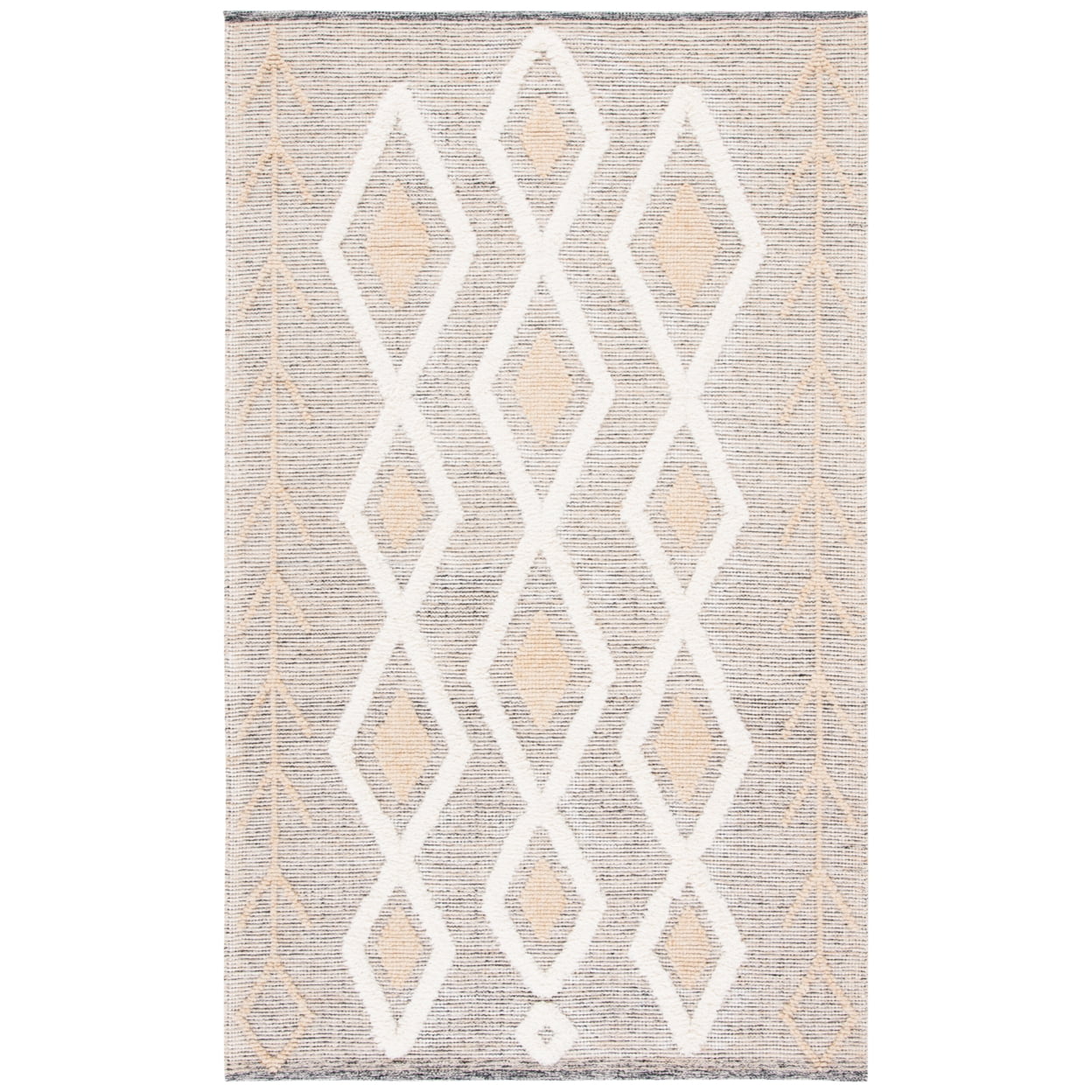 SAFAVIEH Vermont Yazmin Geometric Runner Rug, Gold/Ivory, 2'3" x 9'