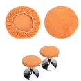 thumbnail image 1 of SHAR Round stool covers (set of 2 pieces orange), suitable for 28-40cm stools, bar and cafe, elastic round stool covers, washable and easy to maintain, soft and durable, 1 of 5