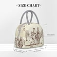 thumbnail image 2 of Lukts Two Cowboys Riding Horses In The Desert for Large Portable Insulated Lunch Bag, Waterproof and Oil-proof Picnic Bag, Suitable for Students and Office Workers, 2 of 6