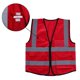 thumbnail image 5 of Chaleco de seguridad de alta visibilidad con cremallera, chaqueta reflectante, chaleco de seguridad con 5 bolsillos, 5 of 5