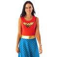 thumbnail image 2 of DC Comics Womens Red Sleeveless Skater Dress, 2 of 5