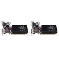 thumbnail image 1 of 2X GT 610 1G Tarjeta GráFica UltrarráPida 1GB 64Bit DDR3 810/500MHz PCI-e 1.1 X16 Desktop Chasis PequeñO Tarjeta GráFica para Juegos de PC, 1 of 5
