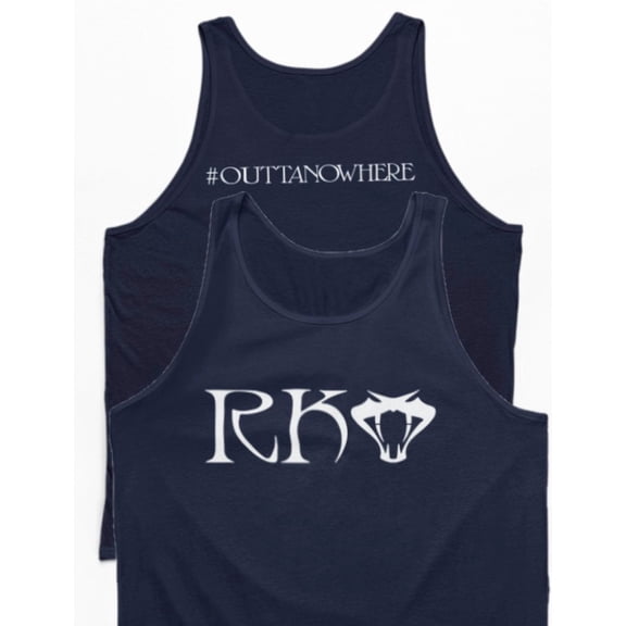 Randy Orton RKO #OuttaNoWhere Navy Blue Tank Top Shirt