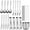 Silver, variant on Silver 20-Piece Stainless Steel Cutlery Set Features A Range Of Serving Utensils And Bowls For Versatile Meal Service Easy To Clean And Organize In Kitchen Or Dining Space