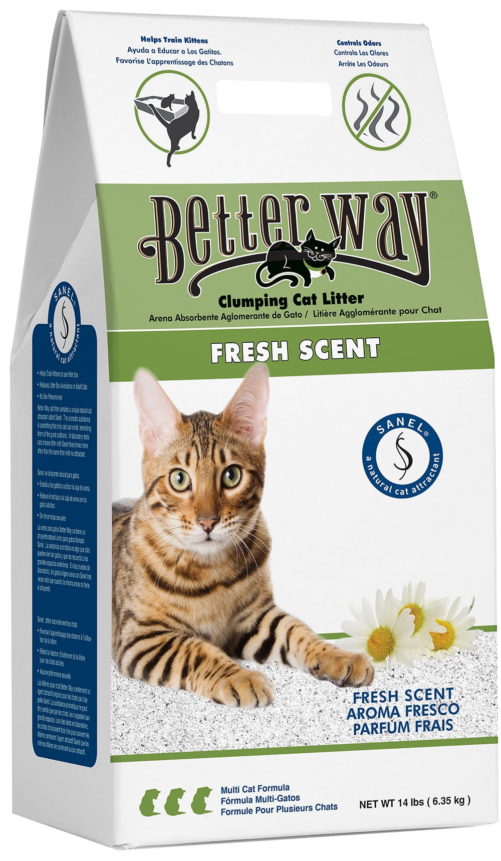 Better Way Fresh Scent Cat Litter 14 Pound Bag - Walmart.com