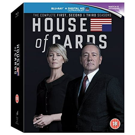 House of Cards (Complete Seasons 1-3) - 12-Disc Box Set ( House of Cards - Seasons One, Two & Three (39 Episodes) ) (+ UV Copy) [ Blu-Ray, Reg.A/B/C Import - United Kingdom (Best House Of Cards Episodes)