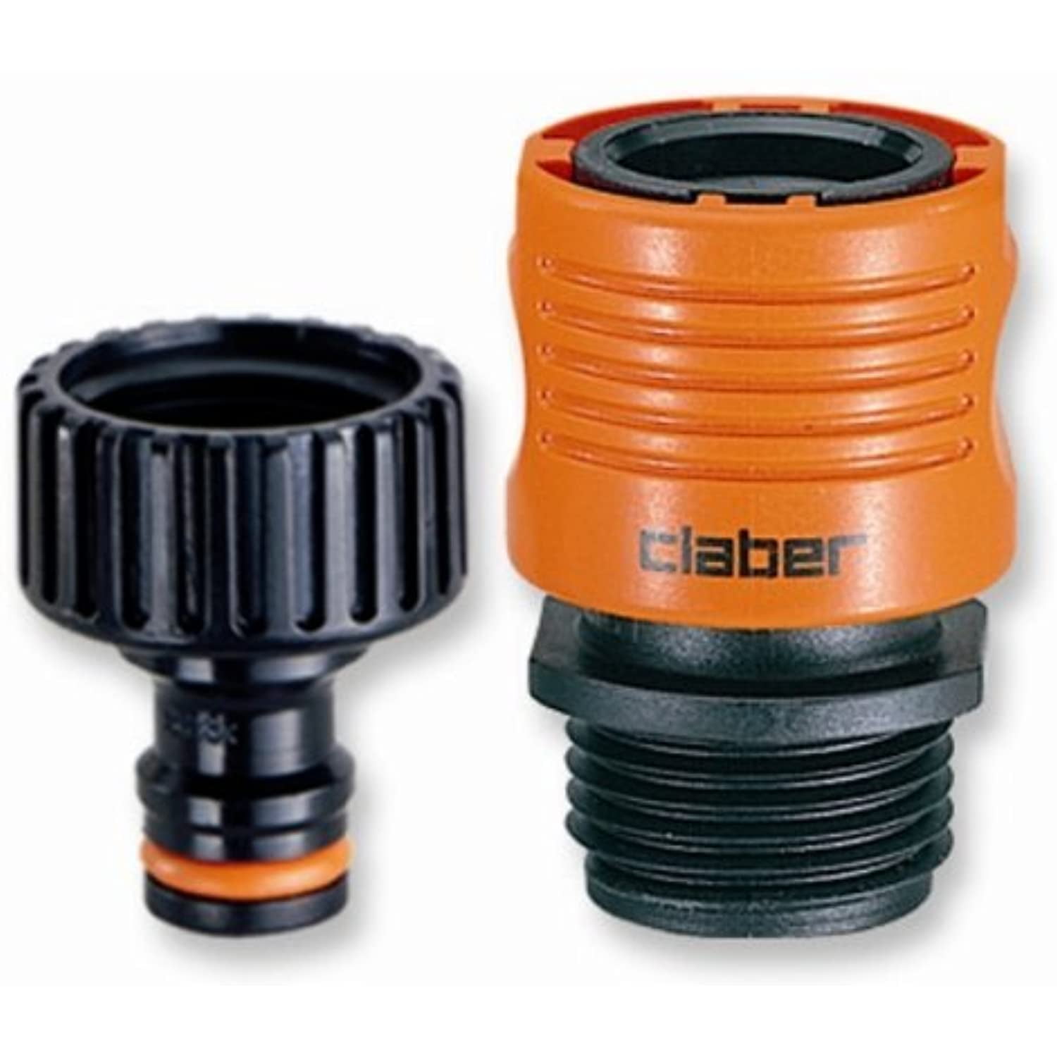 Claber 8458 Faucet To Garden Hose Quick Connector Set Size Outdoor