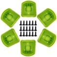 thumbnail image 1 of Pluokvzr 6 Pcs Support de Batterie Compatible avec Ryobi 18V Montage Mural Support de Batterie Portable Li-ion Support de Rangement de Batterie Réutilisable pour Établi Mural, 1 of 10