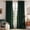 Emerald Green, variant on TOPICK Blackout Dark Slate Velvet Curtains Thermal Insulated Back Tab Drapes for Living Room and Bedroom 40"W x 84"L, 2 Panels