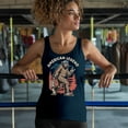 thumbnail image 4 of American Legend Bigfoot Women's Tank Top Patriotic Funny Sasquatch Fan 4 July USA Flag Beer BBQ Tailgate Party, 4 of 7
