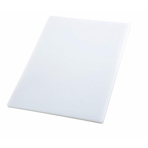 Winco Plastic Cutting Board, 1/2"H x 10"W x 6"D, White