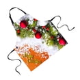 thumbnail image 4 of 1 Unid Navidad Delantal De Cocina Chef Cocina Catering Delantal Camarero Nieve, 4 of 6