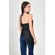 thumbnail image 3 of Blusa asimetrica con encaje Roman Fashion /Juvenil 1-343 (Negro) negro M, 3 of 5