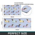 thumbnail image 7 of Colorful Funny Dachshund Kitchen Rugs Sets Of 2,Anti Fatigue Kitchen Mat Rugs Non Slip Washable,Decorative Kitchen Floor Mats for Kitchen,Sink,Laundry,17"x30"+17"x47", 7 of 7