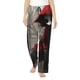 thumbnail image 1 of Balery Dark Red Hooded Girl Pantalones de pijama para mujer, pijamas ultraligeros, pantalones de estar por casa-3X-Large, 1 of 6