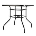 thumbnail image 4 of BaytoCare 32" Patio Square Table Outdoor with Tempered Glass Top, 4 of 8