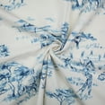 thumbnail image 5 of 6ix Tailors  Fine Linens Auclair Blue Pinch Pleat Drapery Panel Pair - N/A 144 Inches, 5 of 5