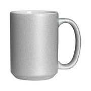 Craft Express 6 Pack 15oz Silver Glitter Sublimation Mugs