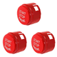 thumbnail image 1 of Cubierta Del Interruptor Botón Pulsador Arranque Y Parada 3 Uds Bsvklp Rojo, 1 of 6