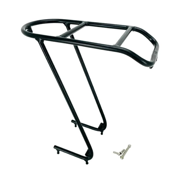 Almencla Front Rack Luggage Touring Carrier Racks Pannier Carrier Front Shelf Black