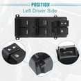 thumbnail image 3 of Interruptor del elevalunas eléctrico Unique Bargains Honda CRV 2011-2013 Negro, 3 of 7