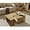 Natural, variant on VESCASA Modern L Shaped Nesting Coffee Table Set of 2 Modular Rectangle Walnut Wood Table for Living Room