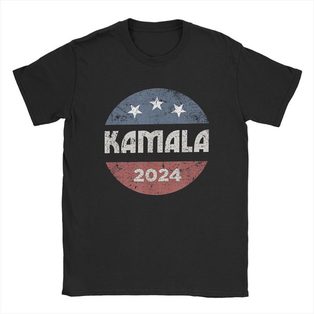 Camiseta Holgada Harris America Elección Ropa Calle Informal Gráfica