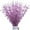 Purple, variant on LQQBOX 10 Gold Artificial Glitter Berry Dry Ornaments 19.7 inch Fake Christmas Pick Decorative Glitter Stick Vase Christmas Tree DIY Wreath Crafts Fireplace Decoration