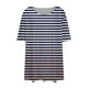 thumbnail image 5 of Tamaño Más Manga Corta Tops para las Mujeres Impreso Manga Corta Sólida Redonda Cuello Plegado Blusa, Poliéster Más Tamaño Superior, Lavado a Mano, 5 of 6