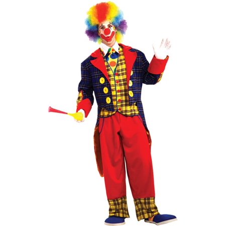 Checkers the Clown Adult Halloween Costume - One Size