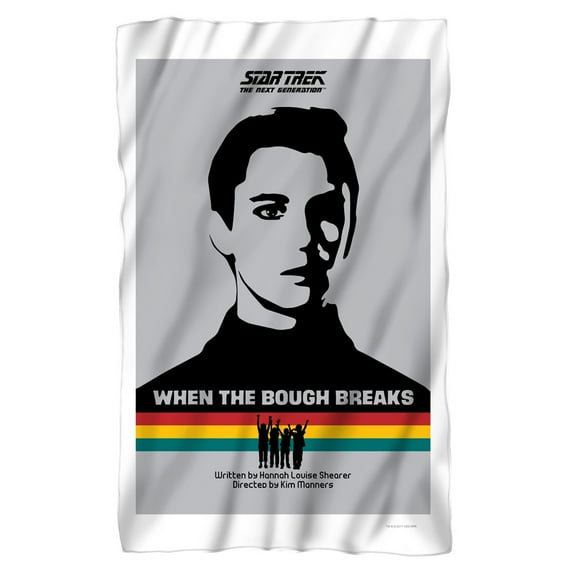 Star Trek TNG Season 1 Episode 17 Fleece Blanket (36x58)