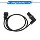 thumbnail image 5 of Sensores de posición del cigüeñal de metal plástico negro para OPEL Omega B Caravan 2.0 16V 94-99, 5 of 6