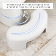 thumbnail image 6 of TUSHY Arc Toilet Stool for Better Squatting and Pooping Position, White, 7 Inches, 6 of 6