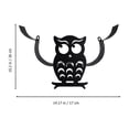thumbnail image 5 of FRCOLOR Durable Toilet Paper Rack for Storage Use Black Creative Design 1pc, 5 of 8