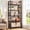 Black, variant on Atilioo 5 Tier Bookcase, 62" Tall Bookshelf, Wooden Storage Organizer with Adjustable Shelves for Living Room, Home Office, Kitchen, Rustic Brown