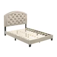 thumbnail image 3 of Crown Mark Gold Gaby Full Platform Bed with Adjustable Headboard, 3 of 5