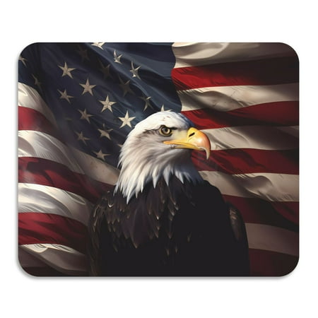 

ALAZA Dish Drying Mat for Kitchen Eagle and Flag Counter Absorbent Draining Pad 15.7 x11.8