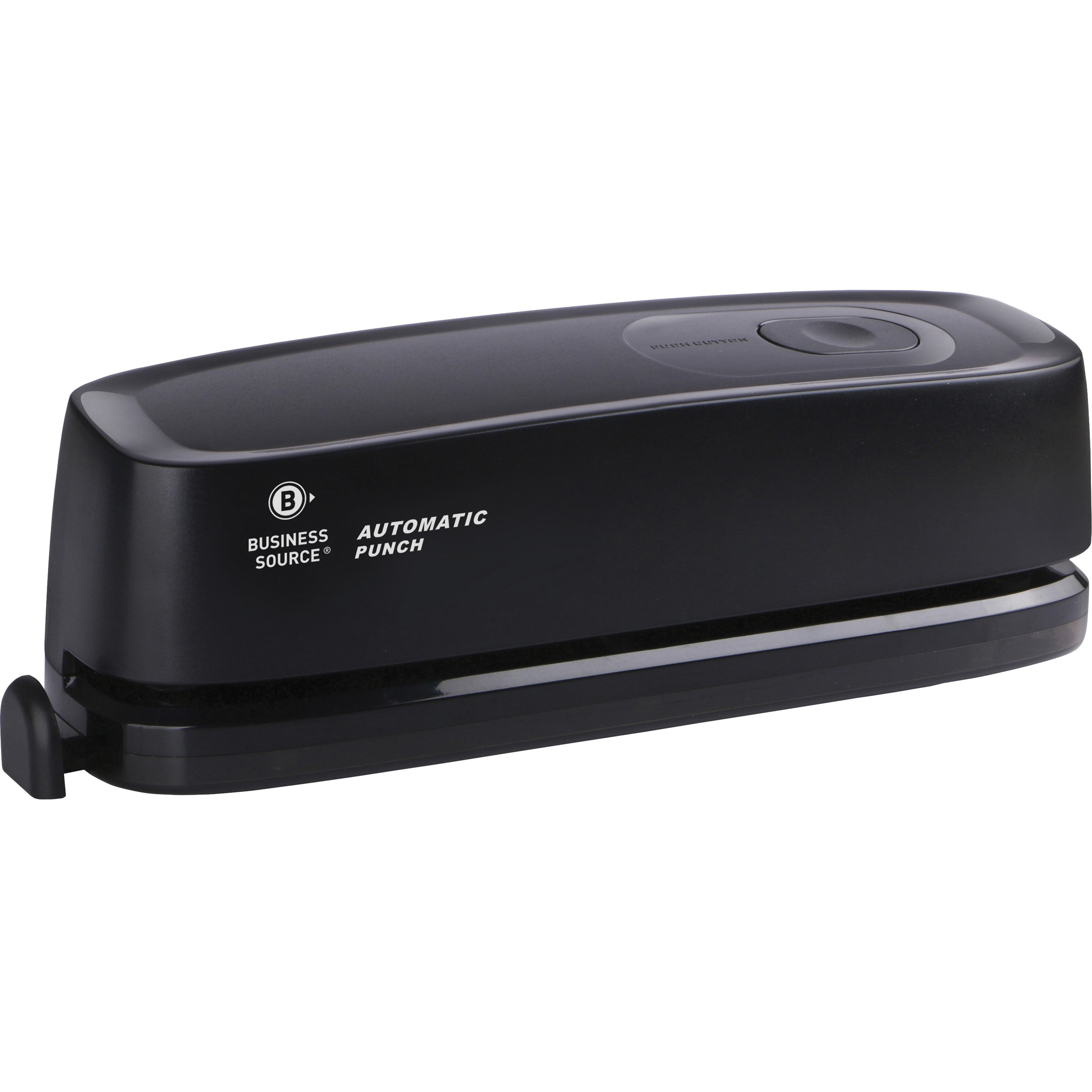 Business Source, BSN00083, Electric Hole Punch, 1 Each, Black