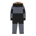 thumbnail image 5 of Maqroz Toddler Snow Suit Teen Boys Girls One Piece Snowsuit Winter Waterproof Snowboarding Ski Suits Jumpsuit Snow Suits Kids Snowsuits Overalls Snowmobile Gear Ski Suits, Sizes 1-15, Dark Gray, 5 of 6